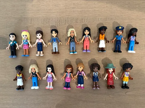 LEGO Friends Minifigure Lot 17 Assorted Mini Dolls Figures Plastic Genuine