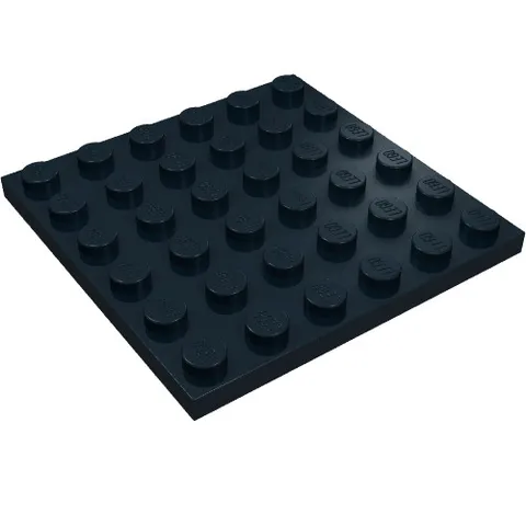 10x LEGO® Part 3958 - Plate 6 x 6