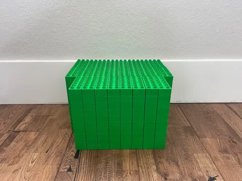 LEGO DUPLO Bright Green 2X6 Building Blocks Lot of 10 Genuine Replacement