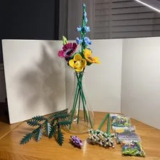8 LEGO Wildflowers + 2 Ferns Lego Botanicals 10313 Set Daisy Queen Anne's Lace