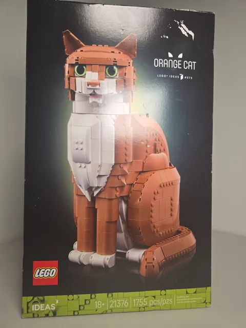 LEGO Ideas Orange Cat Building Set 21376 New & Sealed W/ Minor Box Damage
