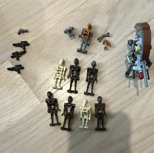 LEGO Star Wars Battle Droid, commando droid, super battle droid lot w weapons