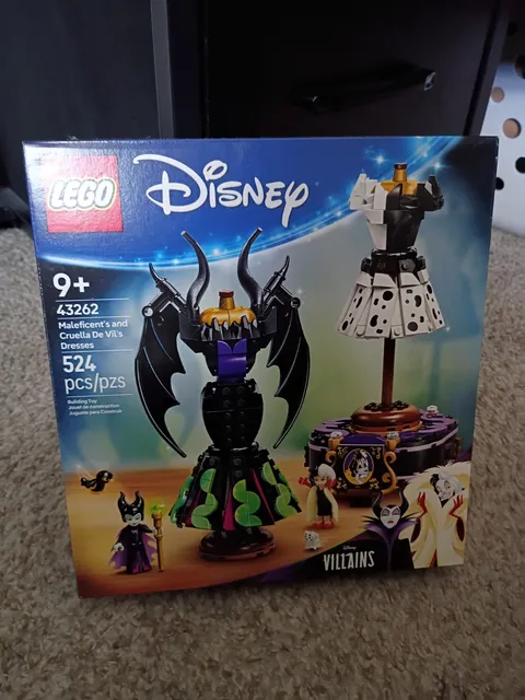 LEGO Disney Villains 43262 Maleficent & Cruella Dresses 524 pcs Age 9+