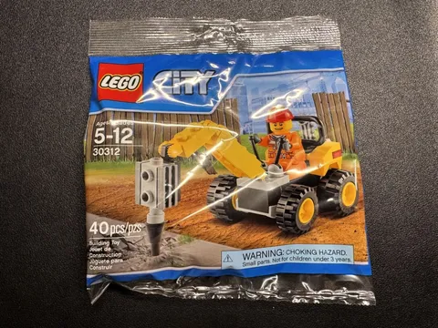 LEGO City Demolition Driller Polybag 30312 (NEW)