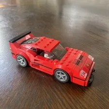 LEGO SPEED CHAMPIONS #75890: Ferrari  & Minifigure | Sold As Is | Free Shipping!