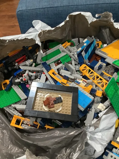 6 lbs LEGO Bulk Lot – Genuine  Figures Bricks Plates Mixed Parts