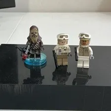 Lego Star Wars Chewbacca Snow Pattern Minifigure 75322 Hoth Rebel Troopers