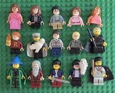 LEGO HARRY POTTER BULK LOT OF 15 MINIFIGURES AND ACCESSORIES