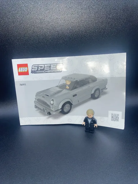 LEGO Speed Champions 007 Aston Martin 76911 Instruction Manual And Figure Only