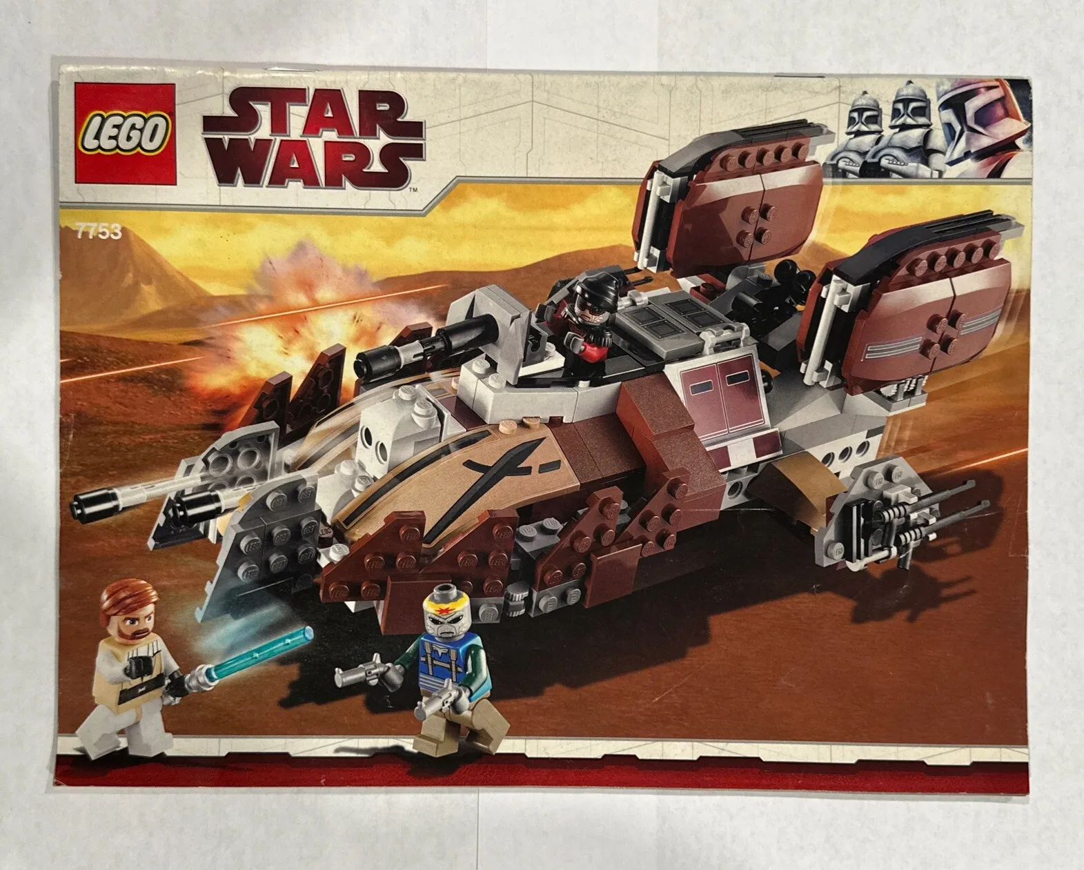 [ Instruction Manual ONLY ] Lego 7753 Star Wars Clone Wars Pirate Tank