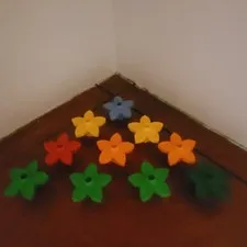 10 Lego Duplo Flowers
