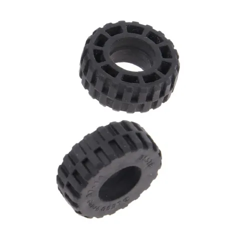 2x LEGO Rad 37x14 Black Batman Tire 76252 6518604 6248793 35578