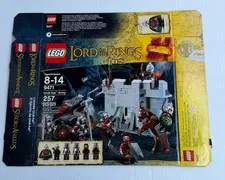 Lego Lord Of The Rings 9471 Uruk-Hai Army EMPTY BOX