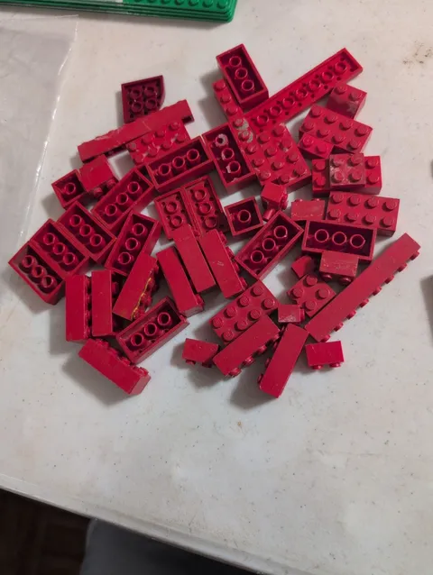 Vintage LEGO Blocks 1 lb Lot Rough Shape
