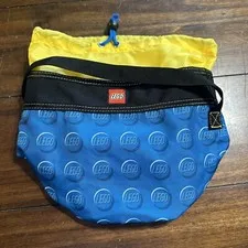 LEGO Storage Drawstring Tote Bag Carrying Case Soft Lunch Bag Travel 11”