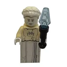 LEGO White Stone Statue Minifigure Nexo Knights 70357 nex121 *Yellowing
