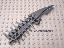LEGO Bionicle Weapon Spined Long Blade 63149 Pearl Light Gray 1 Pc (Jetrax 8492)