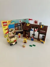 LEGO 3833 SpongeBob: Krusty Krab Adventures COMPLETE w Minifigs + Manual. NO BOX