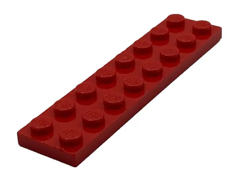 Lego 3034 Red Plate 2 x 8 Element 303421
