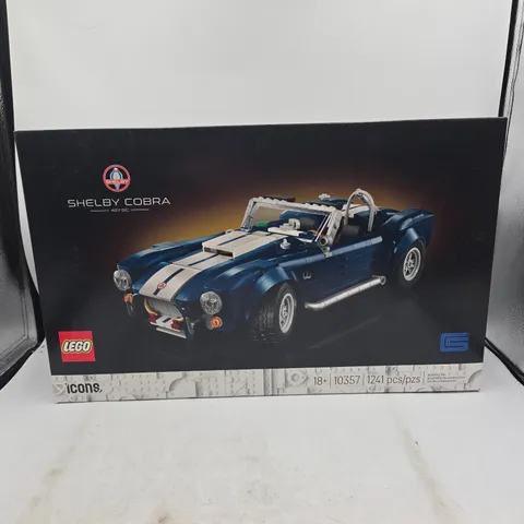 LEGO Icons 10357 Shelby Cobra 427 S/C Car Set 18+ Brand New Sealed 2024