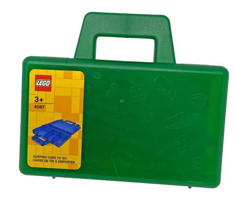 LEGO 4087 Handheld Sorting Travel Case to Go Personal Organizer Green New