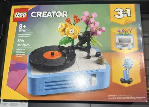 Lego Creator Record Player with Flowers 3 in 1 - microphone,radio #31172