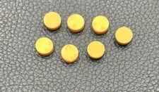 LEGO Lot of 7 Pearl Gold Round Smooth Tiles 1x1 Replacement Part 98138