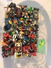 LEGO Bin Over 15 Pounds Full of Ninjago Marvel Dc Nexo Knights Star Wars More