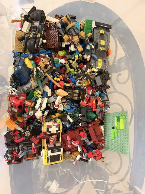 LEGO Bin Over 15 Pounds Full of Ninjago Marvel Dc Nexo Knights Star Wars More