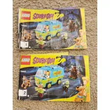 LEGO Scooby-Doo The Mystery Machine 75902 Instruction Manuals Books 1 & 2 Only
