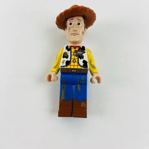 LEGO Minifigure Woody Toy Story Printed Dirt Stains Disney 2010 Retired