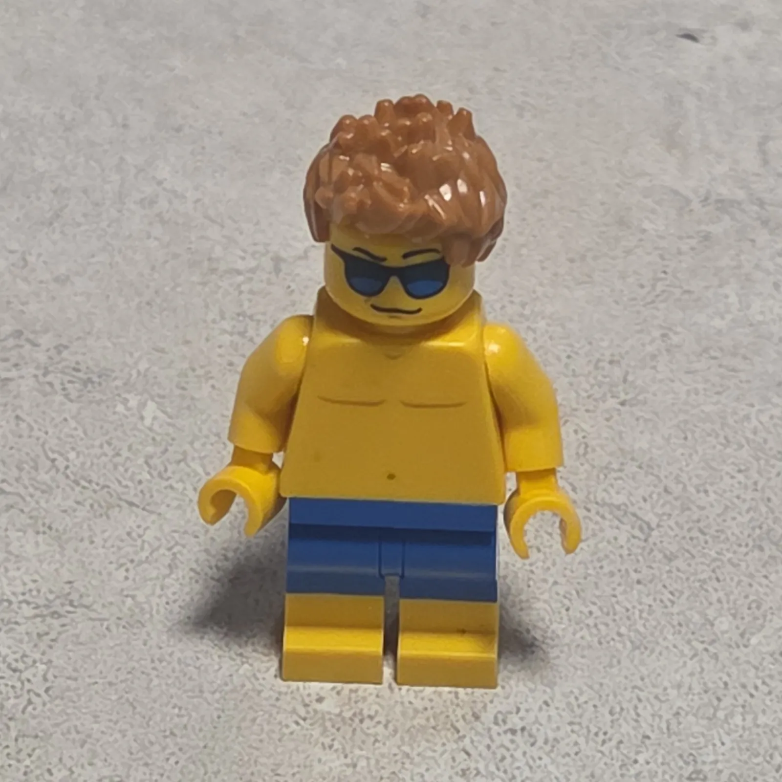 Lego  Beach Guy - Blue Male Swim Trunks and Sunglasses cty0760