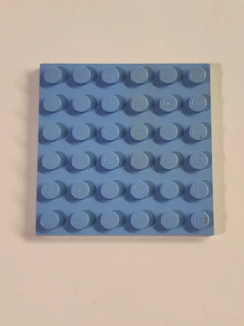 LEGO Parts ● Medium Blue Plate 6 x 6 Square ● # 3958 ● QTY 1