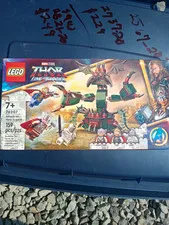 LEGO Marvel Thor Attack on New Asgard (76207) BOX SEMI SQUISHED