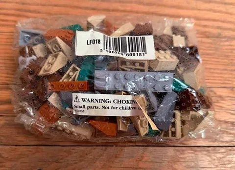 Sealed Unopened Bag Lego Brick Lot Maybe Minecraft Vintage