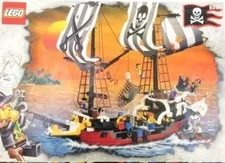 LEGO Pirates Pirate Battle Ship {Red Beard Runner Reissue} 6290 Used Complete