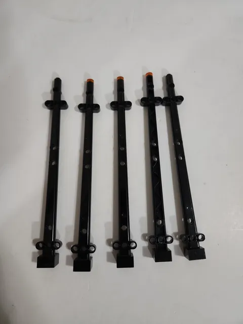 5 LEGO Pirate Ship Black Boat Mast 48002 2x2x20 48002a 4184 71042 7048 4195 6243