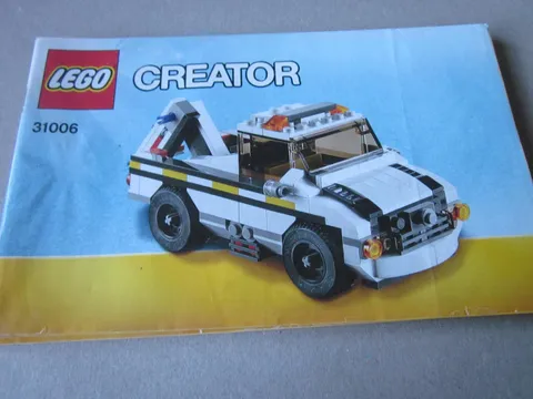 LEGO Creator 31006 Building Instructions Instruction Work Vehicle Street Working Car 