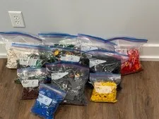 Bulk Lego lot 11 bags total color sorted, please read description: send an offer