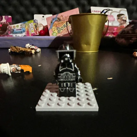 LEGO Star Wars Custom Minifigure Black Helmet Plastic Figure
