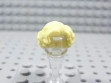 LEGO Yellow Blonde Female Girl Short Hair Minifig Wavy Curled BQ