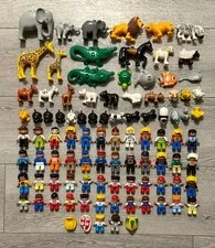 LEGO DUPLO PEOPLE & ANIMAL FIGURES LOT