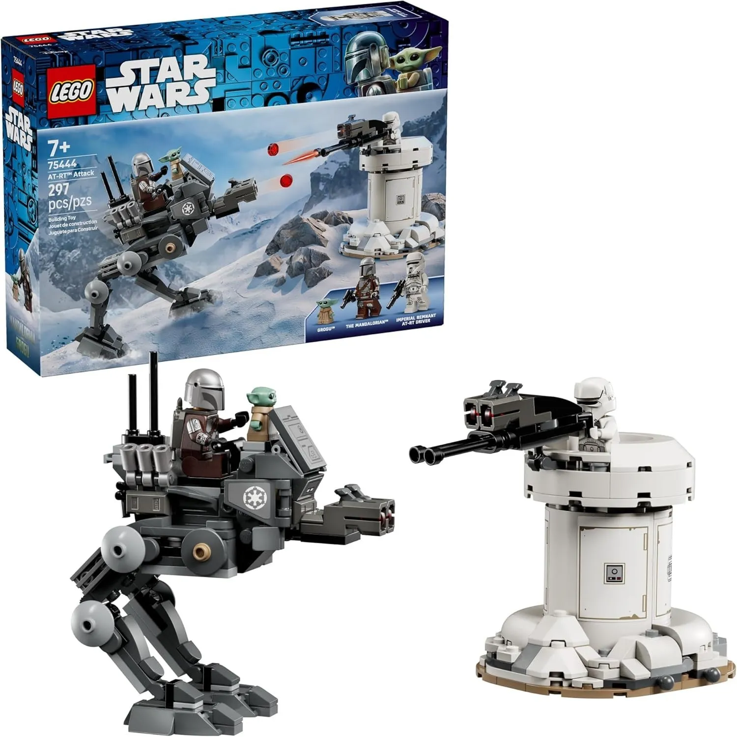 LEGO Star Wars AT-RT Attack - Building Toy for Boys & Girls, Ages 7+ - with The 