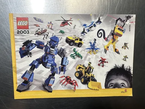 LEGO Club 2003 Manual Booklet Only  Used Condition