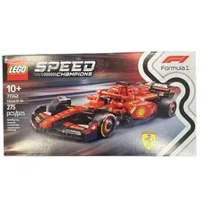 LEGO Kids Red Speed Champions Ferrari SF-24 F1 Race Car Building Toy 77242