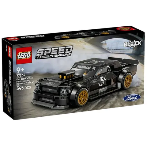 LEGO Speed Champions Ken Block 65 Ford Mustang Hoonicorn V1 Set 77262 345pc