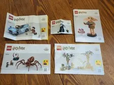 Harry Potter LEGO Wizarding World LEGO Manuals Instruction Books Lot of 5 