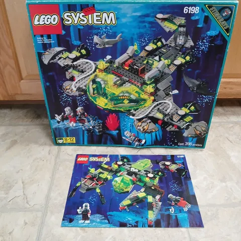 Lego Aquazone Sting Ray Stormer (6198) Box & Instruction Booklet Only