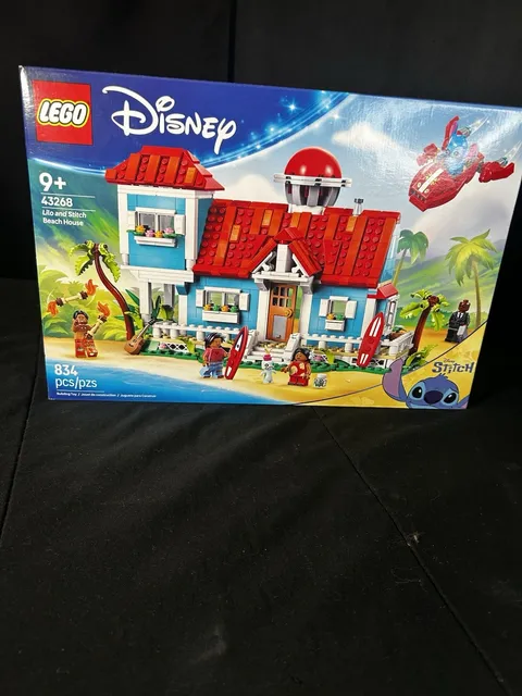 LEGO Disney 43268 Lilo & Stitch Beach House 834pc Set Ages 9+ 