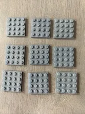LEGO 3031 Dark Bluish Gray Baseplate 4x6 - 9 Pieces